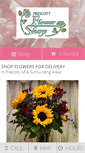 Mobile Screenshot of prescottflowershopaz.com